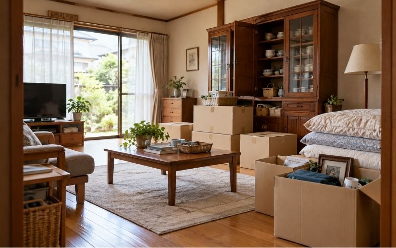 実家や空き家に荷物が残っている場合の対応