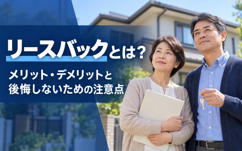 「リースバックとは?メリット・デメリット、仕組みと後悔しないための注意点を解説」