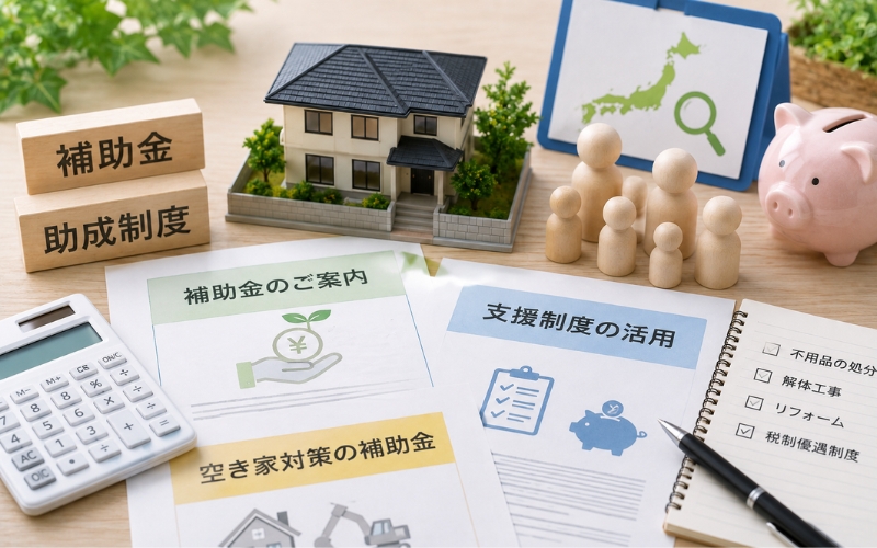 実家じまいで利用できる補助金・制度