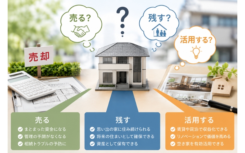 実家は売る？残す？活用する？