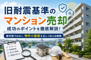 「旧耐震マンションは売れる！価格を下げずに売却を成功させる5つの対策と裏ワザ」の見出し画像