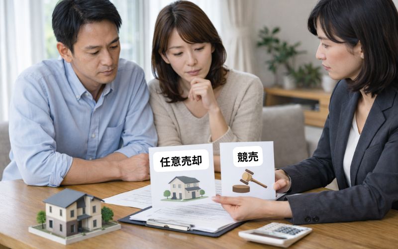 任意売却と競売の違いを比較