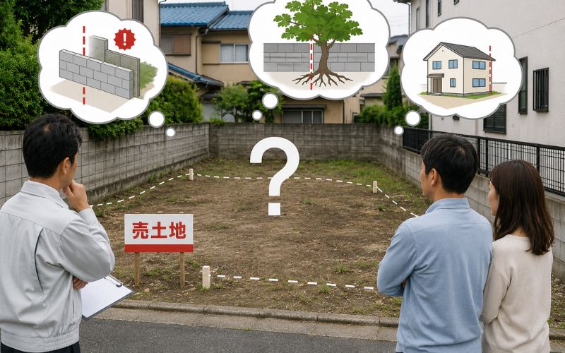 境界線が曖昧な土地が売れにくい理由