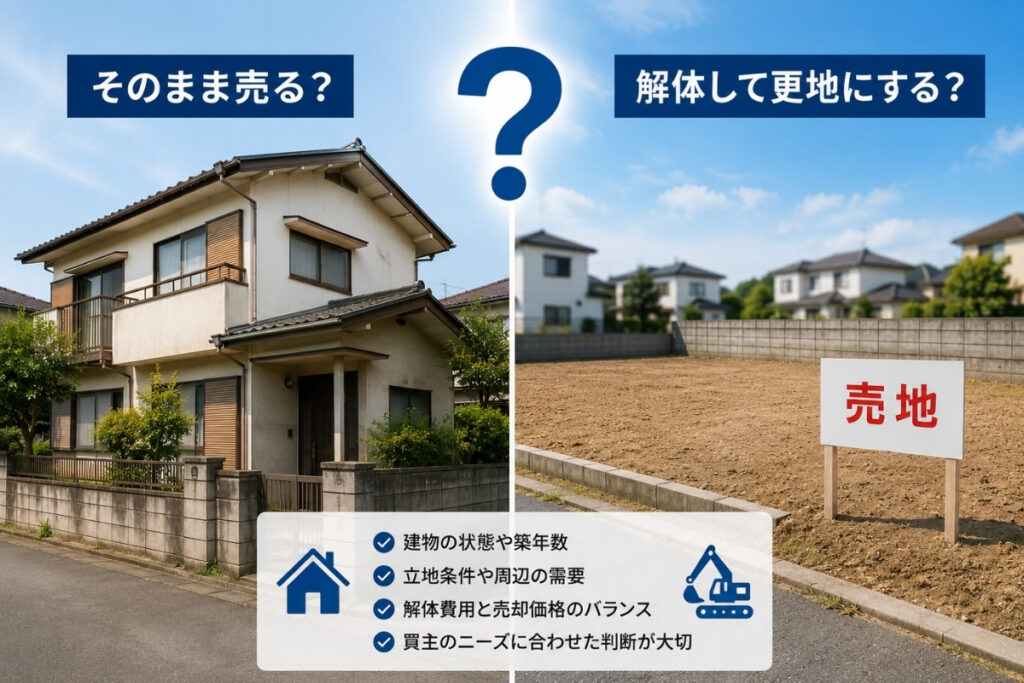 築30年の家は解体した方がいい?そのまま売るべき?
