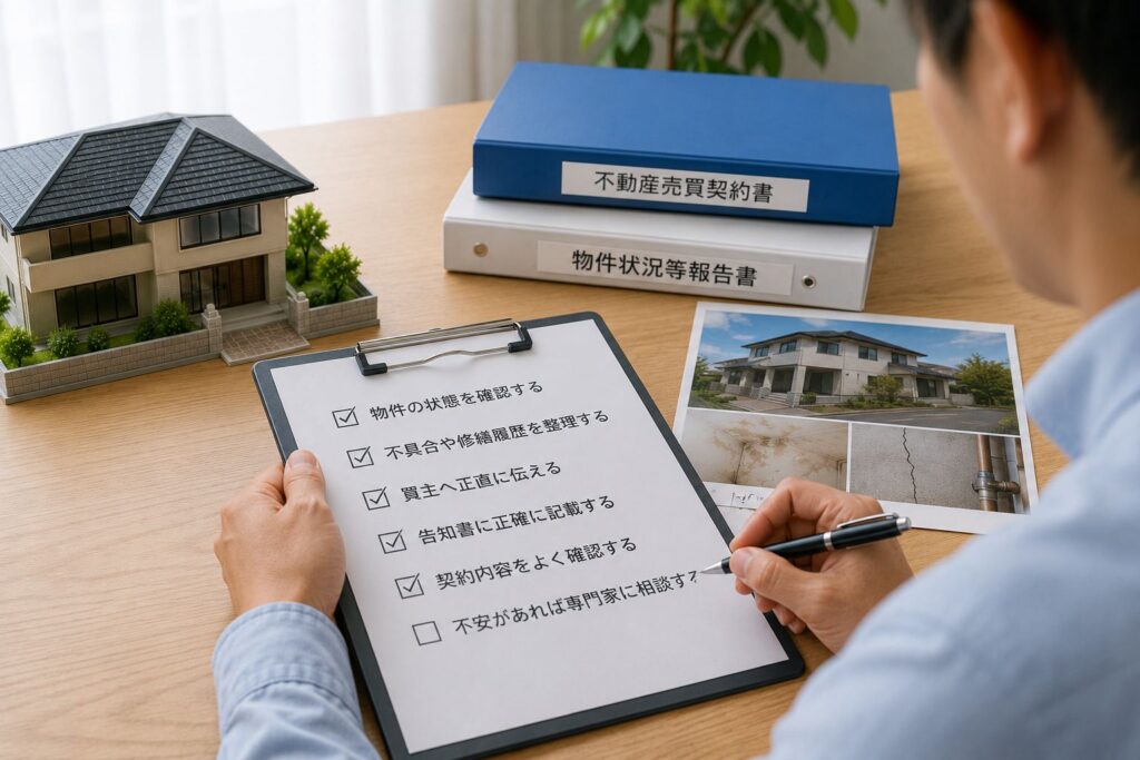 契約不適合責任のトラブルを防ぐために売主ができること