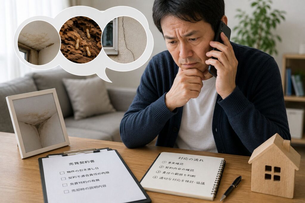 不動産売却後に契約不適合が発覚したらどうする?