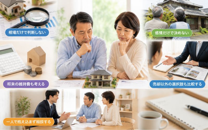 不動産整理で後悔しないためのポイント