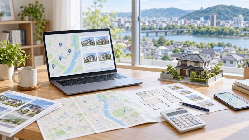 岡山市の不動産売却相場を自分で調べる方法